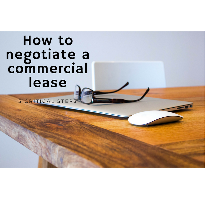 negotiate a commercial lease